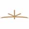 Ekena Millwork Alberta Smooth Timber Gable Bracket, Western Red Cedar, 96"W x 28"H x 3 1/2"D x 3 1/2"F, 7/12 Pitch GBW096X28X0404ALB00SWR - alternate 1